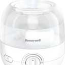 Honeywell Mini Cool Mist humidifier, Easy to Fill and Clean, Humidifier for Small Bedroom, Kids Rooms, Or Office, Ultra Quiet Operation and Auto Shut-Off - White, HUL525W