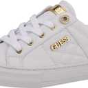 Guess Women's Loven Sneaker, White, 11