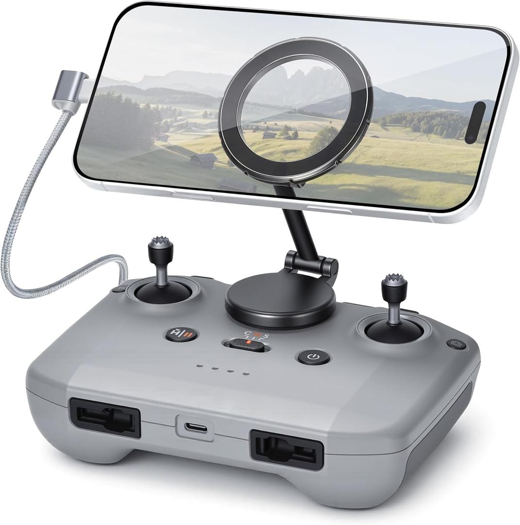 STARTRC Adjustable Magnetic Phone Stand for DJI RC-N1/N2/N3 Remote Control,for DJI Neo 2/ Avata 360/Mini 5 Pro/ 4 Pro/ 3/ Mini 4K/Air 3S/Avata 2 Drone Accessories