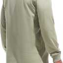 VEIISAR Men's Heavy Weight Crew Neck T-Shirt Mens Premium Cotton Tee - Pre Shrunk M (Green)