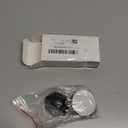 2 Pcs Self Adhesive Door Stoppers, Stainless Steel Floor Door Stop Wall Protector, Half Dome Floor Gate Stopper for Living Room, Bedroom, Bathroom, Office (Black)