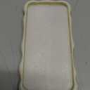 XIZYO for iPhone 16 Pro Max Case 6.9 Inch Cute Wave Pattern Aesthetic Phone Case 3D Curly Wavy Shape Plating Glitter Bling for Women Girls Soft Bumper Silicone Shockproof Case, Cream Beige