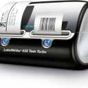 DYMO Label Printer | Label Writer 450 Twin Turbo Direct Thermal Printer Fast Printing Great for Labeling Filing Shipping Mailing Barcodes and More Home & Office Organization (1 Quarts (Pack of 1))