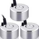 Maitys 3 Pcs Mist Maker Fogger Small Ultrasonic Fog Machine Fountain Halloween Cauldron Mister Fogger Water Garden Pond Foggers Air Humidifier with 12 LED Light Flashes for Party