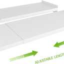 Expandable Closet Shelf Organizer, Adjustable Shelves Organizer, Storage Shelving Rack DIY Divider RV Separator for Cabinet Pantry Wardrobe Cupboard Kitchen, 2 Pack, Large