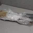 Closet Rods for Hanging Clothes, 17 to 84 Inches Stepless Adjustable Metal Closet Rod, 1.3 Inches Heavy Duty Clothes Hanging Rod for Closet Wardrobes Laundry RV, Black