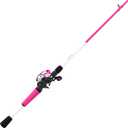 Zebco Roam Baitcast Reel and Fishing Rod Combo, 6-Foot 6-Inch 2-Piece Fiberglass Fishing Pole with Split-Grip MaxTac Rod Handle, Lightweight Graphite Frame, Right-Hand Retrieve, Size 100 Reel
