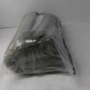 MAXYOYO Black Coral Velvet Area Rug, Thick Japanese Tatami Mat Living Room Carpet with Non-Slip Backing, Large Solid Color Mat for Bedroom Dormitory Yoga, 49 by 49 inch (Olive Green)