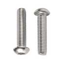 M6*25 Button Head Socket Cap Bolts Screws, 304 Stainless Steel 18-8, Allen Hex Drive, Fully Machine Thread, Bright Finish, Pack of 50 (silvery)