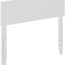 AFI Orlando Twin Size Headboard with Attachable Charger in White