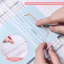 Paper Cutter,4-in-1 Paper Trimmer,Photo Cutter,Multi-Function Scrapbooking Tool with Dial Blades of Straight,Wave,Perforated,Creasing for Cutting Paper,Coupons,Postcards,Card (Pink)