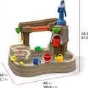 Step 2 Pump & Splash Discovery Pond Water Table, Kids Water Sensory Activity Pool, Summer Outdoor Toys, 10 Piece Toy Accessories, For Toddlers 2+ Years Old