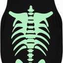ComfyCamper Dog Glow in The Dark Skeleton Costume Small Medium Large Breed Halloween Costume Cosplay, L