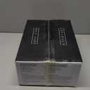 Glass Spice Jars with Labels (24 x 4oz) Spice Containers with 240 Labels, Shaker Inserts, Funnel, Empty Square Empty Square Seasoning Organizer (Black Lids)