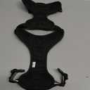 rabbitgoo Dog Harness No Pull with 2 Leash Clips, Adjustable Soft Padded, Reflective Oxford No Choke Pet Vest with Easy Control Handle for Puppy, Black, XS