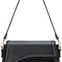 KKXIU Shoulder Bag for Women Small Clutch Purses Cute Hobo Handbag Trendy Underarm Bag (Black)