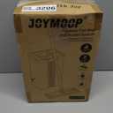 JOYMOOP Mop and Bucket Set for Household and Commercial Use, Dust Mops for Floor & Wall Cleaning, Long Handle, Wet and Dry Use - Includes 8 Microfiber Mop Pads