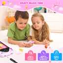 Kids Smart Phone for Girls Gifts - Toddler Christmas Birthday Gift for Age 3 4 5 6 Year Old, Kids Cell Phone Toy with Touchscreen, Dual Cameras, Learning, Kid Mp3 Player, Games with 32 GB Card