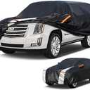 Cotryvox Large SUV Car Cover for Cadillac Escalade 100% Waterproof All Weather, Heavy Duty Outdoor Full Exterior Covers Rain Sun Wind UV Protection.
