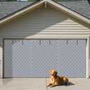Garage Door Insulation Kit, 16 x 7 ft Thermal Garage Door Cover Magnetic Thermal Insulated Curtain for 2 Cars, Oxford Cloth Thicken Cotton Heat Preservation Noise Reduce