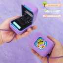 MGZNMTY Silicone Case for Bitzee Magicals Interactive Toy Digital Pet and Case, Protective Skin Cover for New Bitsy Electronic Virtual Pet (Purple)