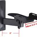 VideoSecu One Pair of Side Clamping Bookshelf Speaker Mounting Bracket with Swivel and Tilt for Large Surrounding Sound Speakers MS56B 3LH