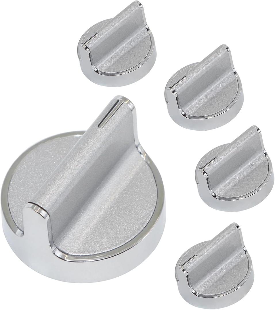 W10828837 Range Stove Knobs Replacement for Whirlpool and Amana Gas Range-5 Pack