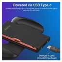 HEATFUN Magnetic Charging Grip with LED Indicator Play-While-Charging Compact Travel Controller Accessory Compatible with Nintendo Switch 2 (USB-C Cable Included)