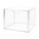 Seaniss Clear Acrylic Display Case with Magnetic Lid-Dustproof Plastic Book Storage box,Clear Box,Purse Storage Organizer,Action Figure Display Case,Acrylic Sneaker Shoe Box(1 Pack)