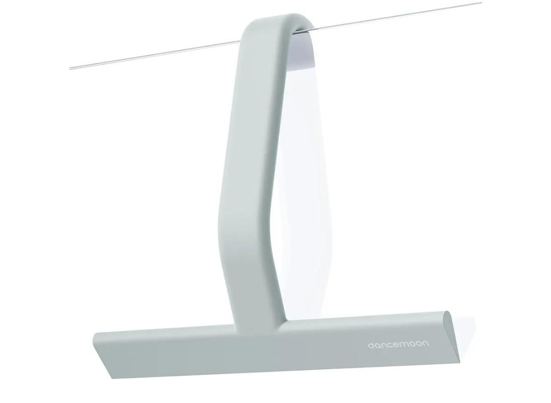 dancemoon JustHang Shower Squeegee for Glass Doors, All-in-One Piece Silicone Squeegee with Built-in Hook for Bathroom, Window, Mirror, Tile Wall, Car, Streak-Free Bathroom Cleaner Tool,10 Inch Green