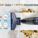 Corded Stick Vacuum for Pet Hair & Hard Floors - Lightweight, 3-in-1 Handheld with 180Left-Right Steering, 14KPA Powerful Suction on Low-Pile Carpet, HEPA Filter, 16.4ft Cord, 0.7L Capacity (VA001)