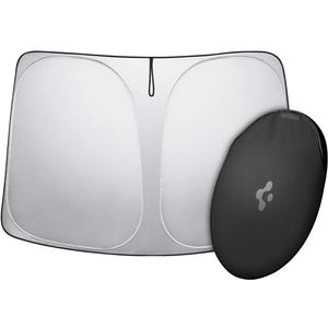 Spigen Triple-Coated CryoShade Front Windshield Sunshade (Reinforced Velcro Strap) Designed for All Tesla Model 3 and Y 2024/2023 / 2022