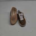 Niluber Star Sneakers for Women Low Top Comfortable Cushioned White Gold Sliver Leopard Platform Sneakers Lace Up Red Glitter Platform Party Shoes (8)