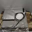 Indestructible Heated Cat House with Pet Camera for Outside Winter, 100% Waterproof, Escape Door, Insulated Outdoor Cat Shelter with Heater for Feral Barn Cat Kitty (Desert Camouflage, 26"x16"x18")