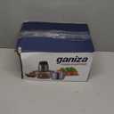 GANIZA Food Processors, Electric Food Chopper with Meat Grinder & Vegetable Chopper - 2 Bowls (8 Cup+8 Cup) with Powerful 450W Copper Motor - Includes 2 Sets of Bi-Level Blades for Fruits/Meat/Nuts (Black)