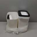 Vanpopubs 2 Pack 2.7 Gal Bathroom Trash Can with Lid, Automatic Trash Can Small Smart Garbage Can Touchless, Slim Motion Sensor Waterproof Plastic Trash Bins for Bedroom Office Kitchen Toilet (White)