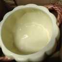 Maxdot Set of 5 Ceramic Pumpkin Bowls with Lid and Handles Pumpkin Shape Soup Serving Pot Storage Jar for Fall Thanksgiving Halloween Party Kitchen Dessert Decoration 17Oz & 54Oz(Cream Yellow)