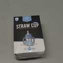 GROSMIMI Spill Proof no Spill Magic Sippy Cup with Straw with Handle for Baby and Toddlers, Customizable, PPSU, BPA Free 6 oz (Sky blue)