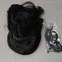 Clip in Hair Extensions for Women,Natural Black Extensions, 20 Inch 6PCS Hairpieces Long Wavy Soft Thick Hair Extensions clip ins