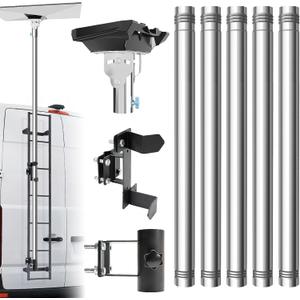 Starlink Gen 3 Pole Mount Kit - Adjustable Design for Easy Installation & Optimal Signal Reception - High Load Capacity, Portable & Perfect for RV Ladder