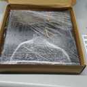 Peg Board, 6PCS Metal Pegboard, Heavy Duty Pegboard Wall Organizer with Frame. Black Pegboard for Walls, Garage, Workbench, Craft Room Tool Organization, Metal Pegboard Panels 12in*12in