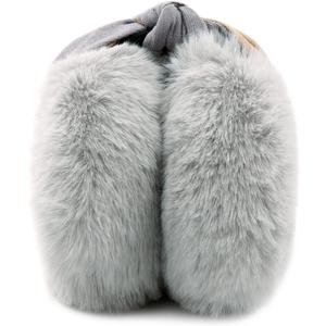 FSTEOE Women Winter Ear Muffs Foldable Girl Ear Warmer Fashion Furry Earmuff Soft Ear Cover Cold Weather