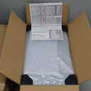 12 Pack Clear Shoe Storage Organizer with Magnetic Door,Stackable Plastic Shoe Boxes for Sneakers,Boots,and Heels,Space-Saving Foldable Shoe Rack for Closet,Durable Shoe Cabinet Organizer,White