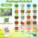 300PCS Magnetic Blocks - 0.8" Magnetic Building Blocks for Kids, STEM Toys, Educational Magnet Blocks, Magnetic Cubes Tiles, Christmas Birthday Gifts for Boys & Girls Ages 3 4 5 6 7 8 9 10