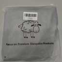 Square Fur Sheepskin Chair Cover Seat Cushion Pad Super Soft Area Rugs (Military Green, Round 16.5" (Pack of 1))