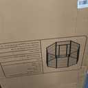 Dog Playpen Indoors/Outdoor, 36 inch 8 Panels Dog Play Pen for Small Dogs, Rustproof Metal Pet Fence for RV Camping/Yard/Garden