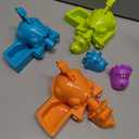 Hasbro Gaming Hungry Hungry Hippos Dino Edition Board Game, Pre-School Game for Ages 4 and Up; for 2 to 4 Players, Medium