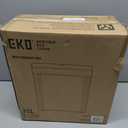 EKO Brio 10L/2.6 Gallon Motion Sensor Trash Can, Automatic Touchless Bathroom Garbage Bin, Waterproof Smart Trash Can for Kitchen, Bedroom, and Office, White