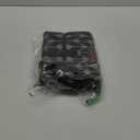 Pillani Portable Changing Pad - Travel Diaper Changing Mat, Waterproof, Foldable & Detachable Station with Baby Wipes Pockets (Black Pattern)