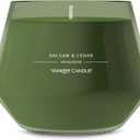 Yankee Candle Studio Scented Candle with up to 50 Hour Burn Time, Premium Plant Wax Blend for Consistent Burn, 10 oz Jar Candle with Room Filling Fragrance, Balsam & Cedar